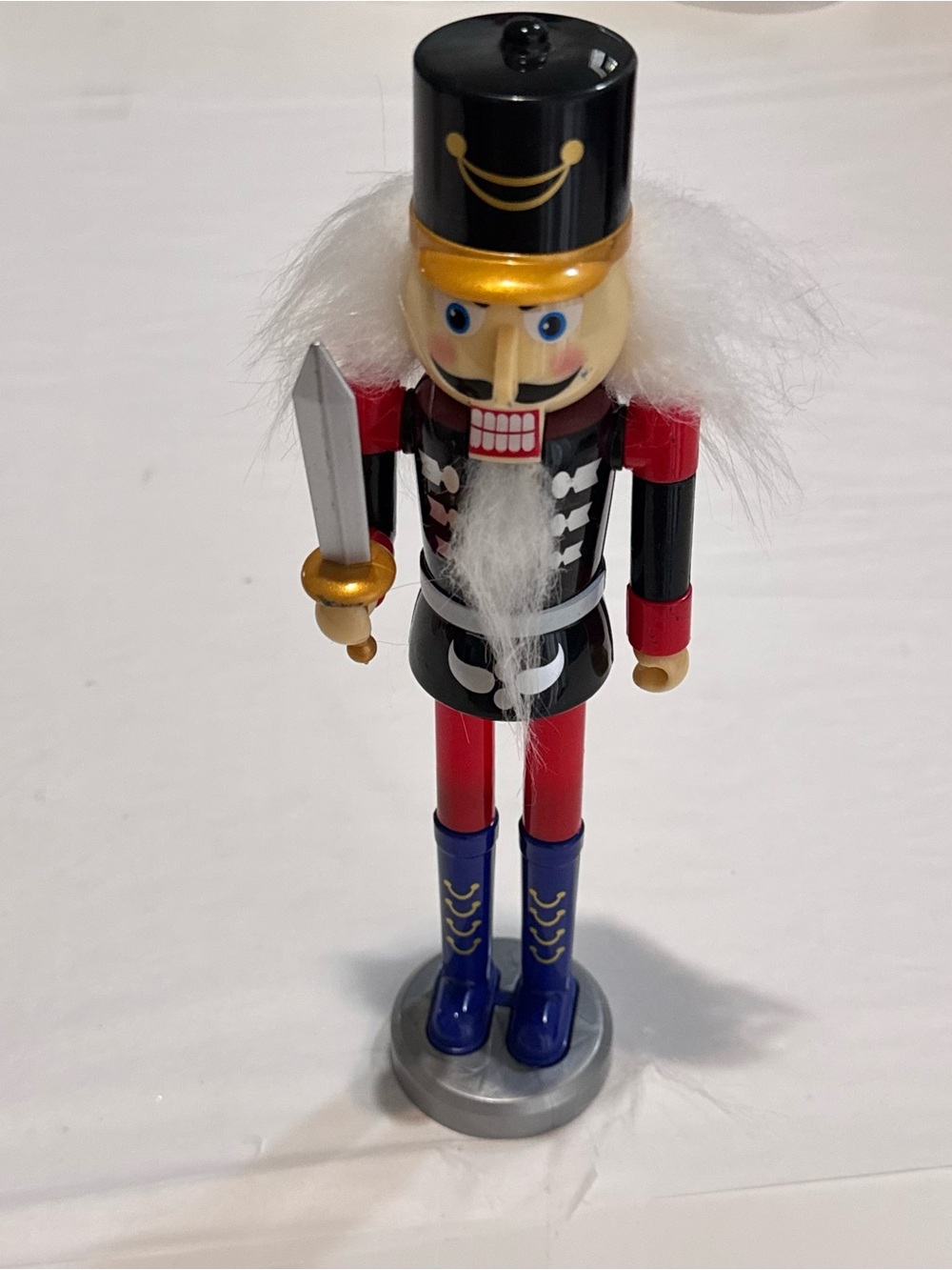 🌴Classic Red & Black Wooden Nutcracker Soldier Toy